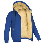 Men’s Winter Warm Fleece-Lined Zip Hoodie