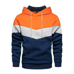 Men’s Patchwork Hooded Sweatshirt