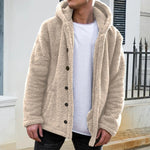 Men’s Fluffy Fur Fleece Hoodie