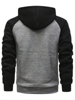 Autumn/Winter Zipper Fleece Hooded Sweatshirt