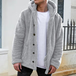 Men’s Fluffy Fur Fleece Hoodie