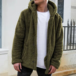 Men’s Fluffy Fur Fleece Hoodie