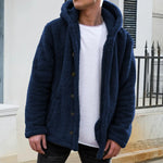 Men’s Fluffy Fur Fleece Hoodie