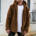 Men’s Fluffy Fur Fleece Hoodie