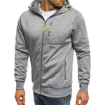 Men’s Slim Fit Zip-Up Hoodie