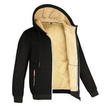 Men’s Winter Warm Fleece-Lined Zip Hoodie
